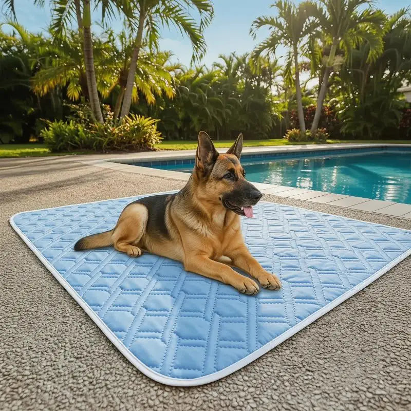 1 Pc Pet Cooling Pad Ceiling Washable and Anti Slip Bottom Large Dog Cooling Bed and Cat Ice Pad Cooling Pad for Pets