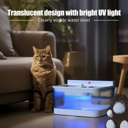 Automatic Filtered Pet Water Dispenser — Fresh Flowing Water for Cats & Dogs