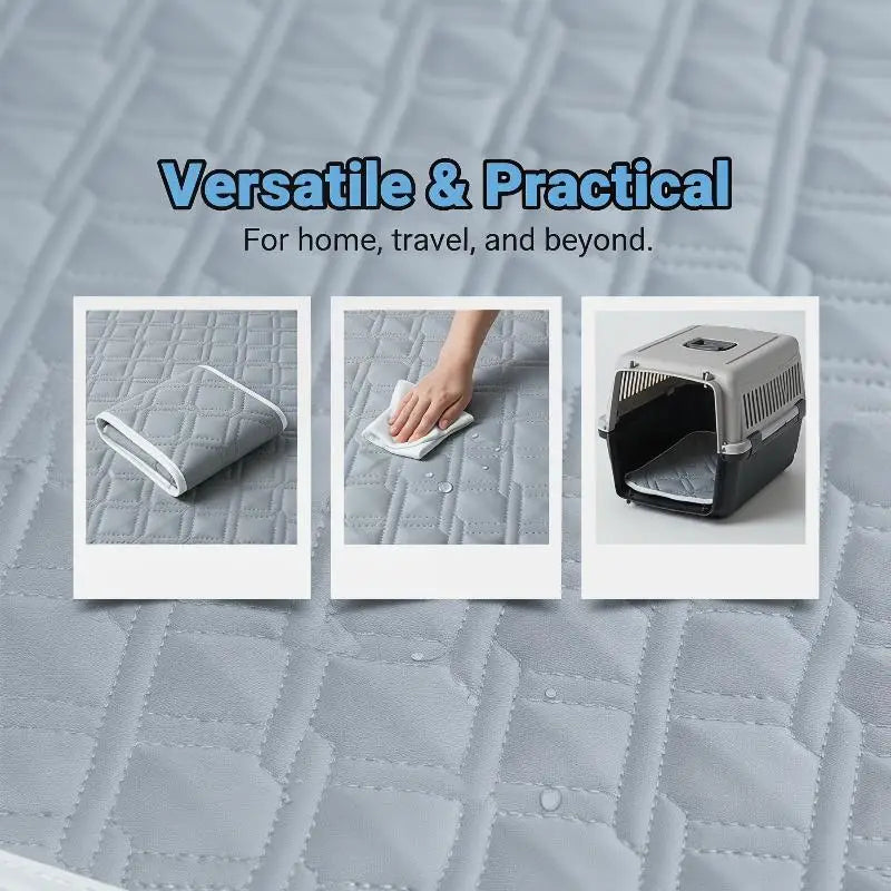 1 Pc Pet Cooling Pad Ceiling Washable and Anti Slip Bottom Large Dog Cooling Bed and Cat Ice Pad Cooling Pad for Pets