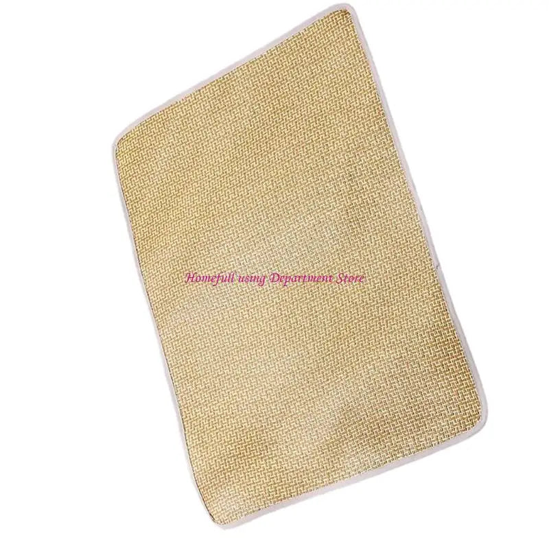 Breathable Rattan Weave Cooling Mat — Passive Cooling Pad for Dogs & Cats