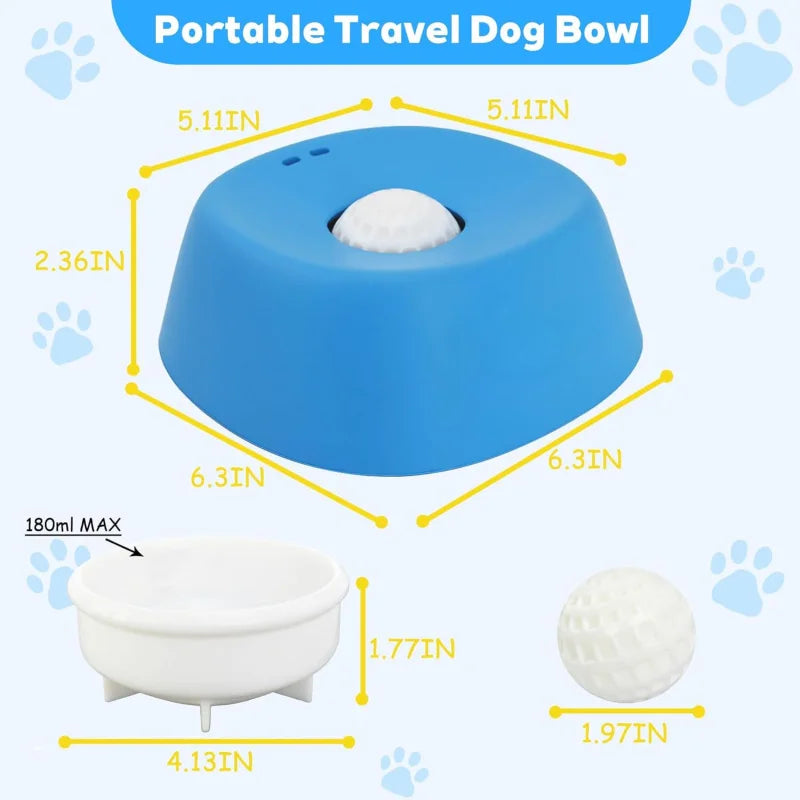 Anti-Slip Lick Bowl for Liquid Treats — Bone Broth & Yogurt Slow Feeder