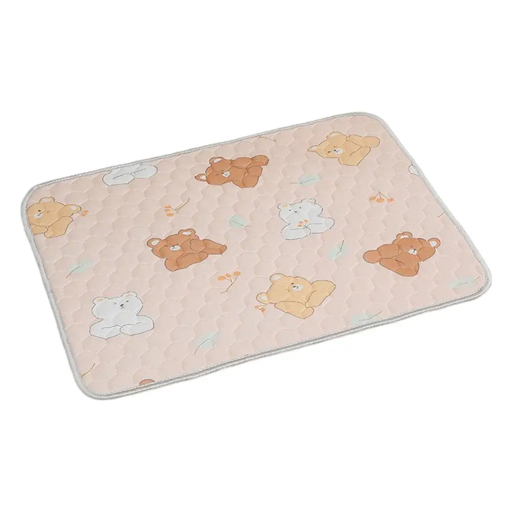 Self-Cooling Ice Silk Pet Mat — Summer Cooling Blanket for Dogs & Cats