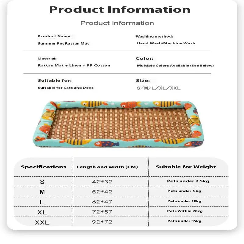 Cooling Pillow Pet Bed — Waterproof Summer Bed for Dogs & Cats