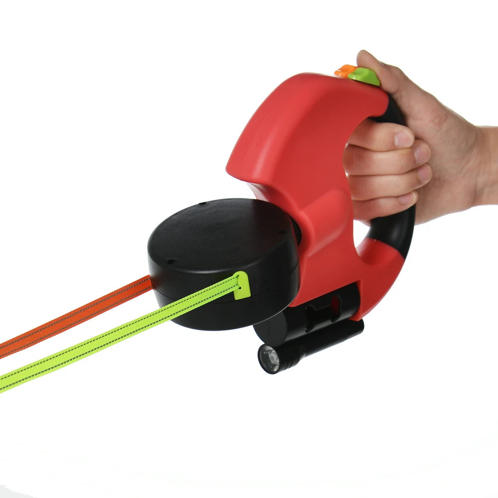 LED Retractable Dog Leash — Illuminated Lead for Small & Medium Dogs