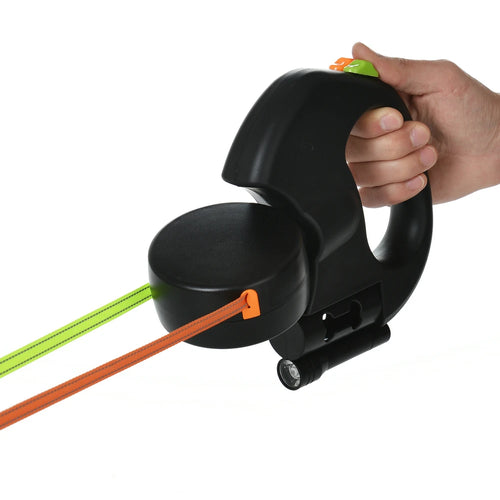 LED Retractable Dog Leash — Illuminated Lead for Small & Medium Dogs