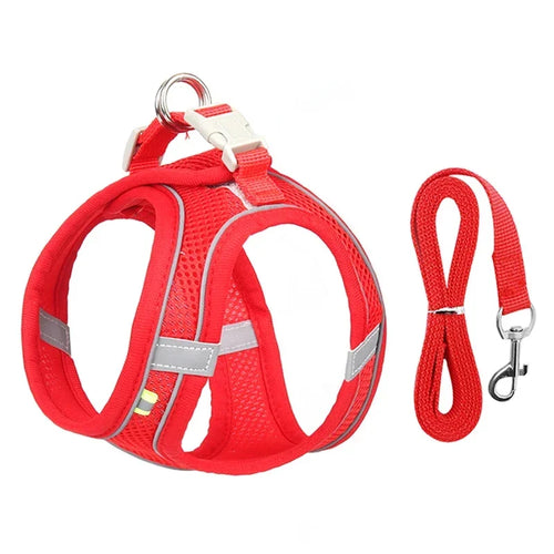 No-Pull Reflective Puppy Harness & Leash Set