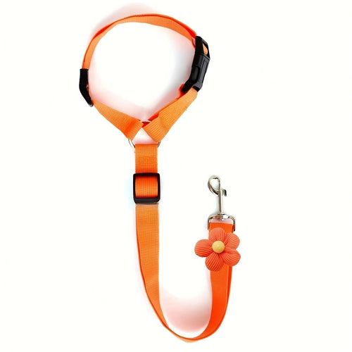 Adjustable Dog Car Seat Belt — Vehicle Safety Tether for Dogs