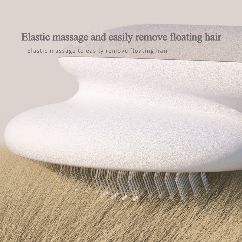 Self-Cleaning Massage Grooming Comb — Deshedding Brush for Cats & Dogs