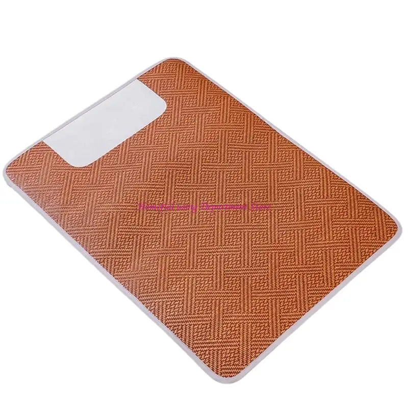 Breathable Rattan Weave Cooling Mat — Passive Cooling Pad for Dogs & Cats